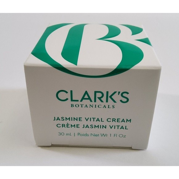 CLARK'S Botanicals Jasmine Vital Cream 1 oz/ 30ml,Sealed